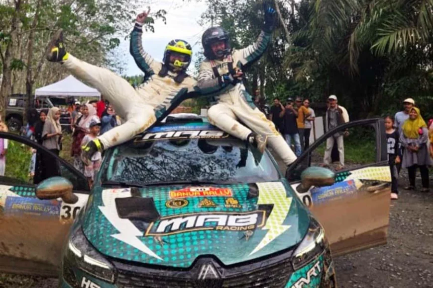 Debut Mengkilap Ahmad Sakha Rahim, Juarai Kejurnas Rally 2026 Putaran Pertama