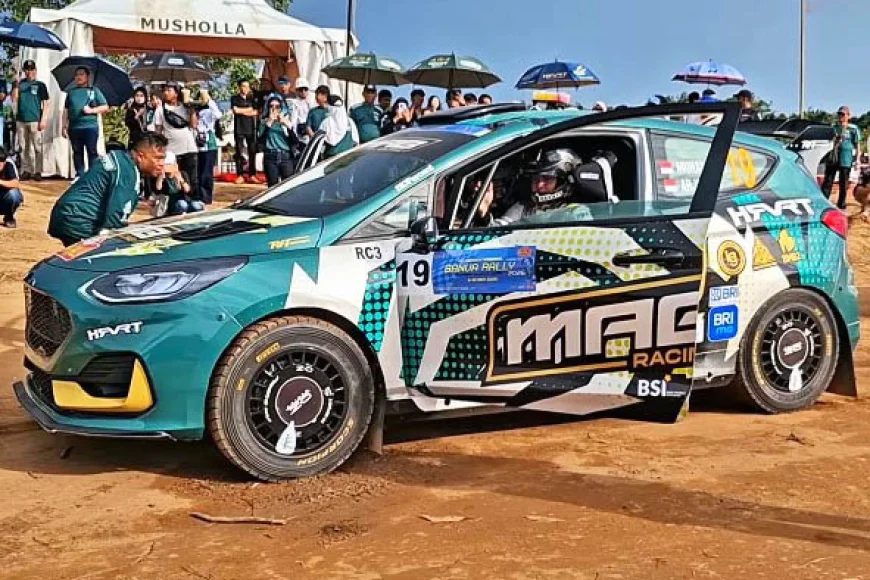 MAB Racing HRVRT Bersinar di Banua Rally 2026, Fahrezi Tekan Ryan Nirwan Hingga SS Terakhir