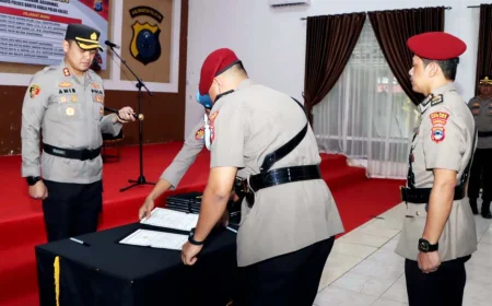 Mutasi Besar di Polres Batola, Empat Kasat Berganti