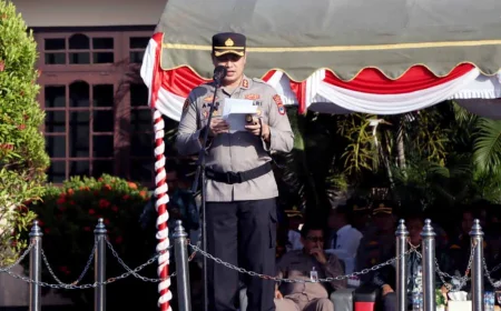 Pilkades Serentak di Ambang Pelaksanaan, Polres Batola Menyiagakan Ratusan Personel