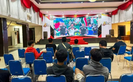 Polresta Banjarmasin Gelar Nobar Piala Dunia 2026 Sebulan Penuh, Warga Diajak Merapat