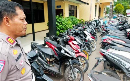 Balap Liar di Rantau Baru Dibubarkan, 42 Sepeda Motor Diamankan Polres Tapin