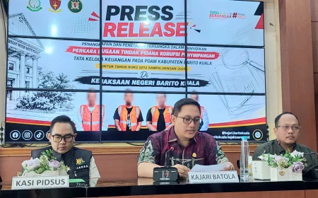 Breaking! Kejari Batola Tetapkan Empat Tersangka Kasus Dugaan Korupsi PDAM