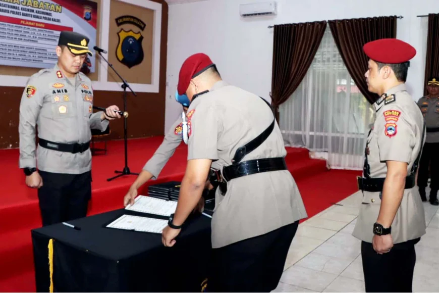 Mutasi Besar di Polres Batola, Empat Kasat Berganti