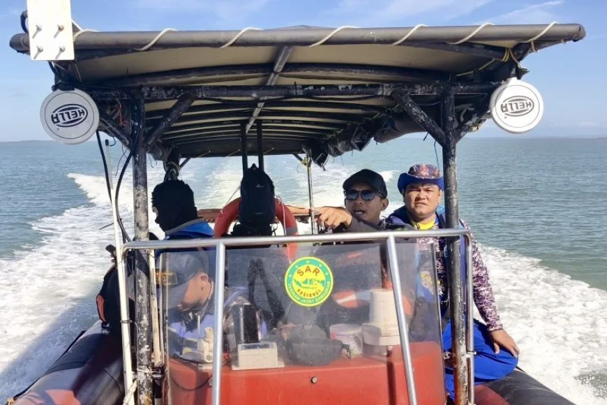 Tabrakan Kapal di Pulau Laut Selatan Kotabaru, Seorang ABK Hilang