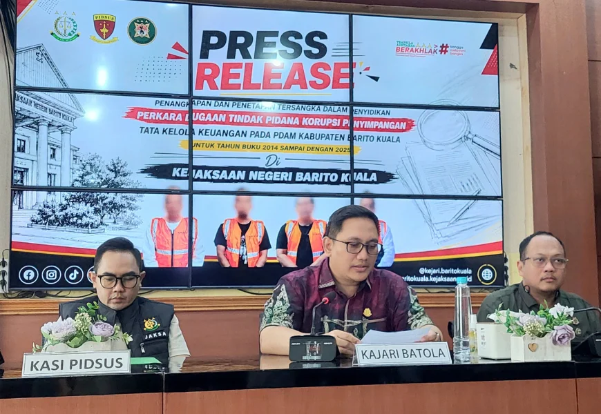 Breaking! Kejari Batola Tetapkan Empat Tersangka Kasus Dugaan Korupsi PDAM