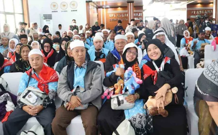 Kloter BDJ 19 Mendarat Mulus, Operasional Haji Embarkasi Banjarmasin Tuntas