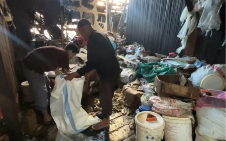 Tragedi Berulang di Pasar Lima Banjarmasin, Kini 162 Kios Menjadi Arang