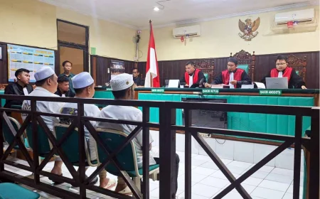 Sidang Dugaan Pemalsuan Surat Tanah di Lahan Konsensi PT AGM, Hakim Dalami Keterangan Tiga Saksi
