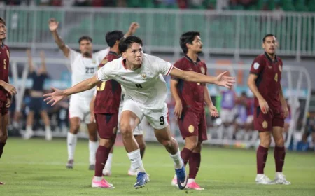 Mitchell Baker Gacor, Timnas Indonesia Gebuk Kamboja di Piala AFF 2026