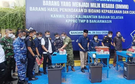 Bea Cukai Kalbagsel Sita Jutaan Rokok Ilegal, Negara Selamat dari Kerugian Belasan Miliar