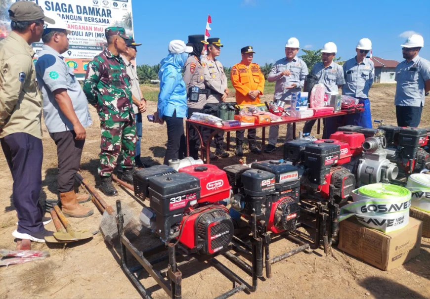 Memperkuat Penanganan Karhutla, PT PBB Launching Masyarakat Peduli Api