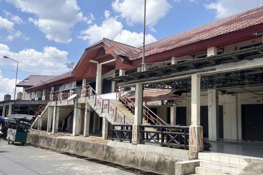 Pasar Paringin Balangan Kolaps, Minim Pembeli dan Ratusan Kios Kosong