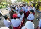 Antisipasi Dampak Asap Karhutla, Forkopimda Batola Turun Langsung Berbagi Masker