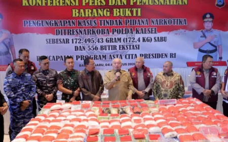 Polda Kalsel Kembali Sikat Jaringan Fredy Pratama, Ratusan Miliar Rupiah Perputaran Narkoba Diputus
