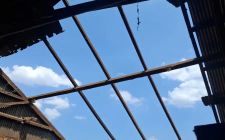 Atap Rumah Warga Jejangkit Batola Terimbas Helikopter Water Bombing, BPBD Kalsel Bantu Perbaikan