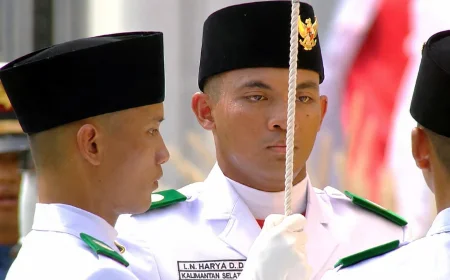 Bawa Nama Kalsel, Nyoman Harya Menjadi Pengerek Bendera Paskibraka Nasional 2026