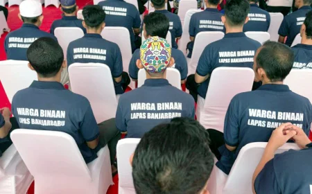 Ribuan Warga Binaan di Kalsel Terima Remisi HUT RI, 51 Orang Langsung Bebas