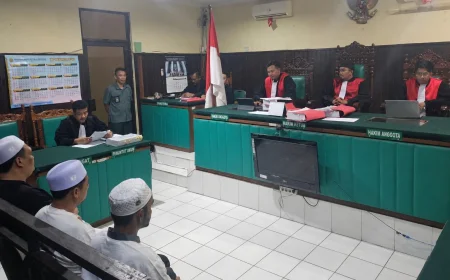 Tuntutan Tiga Terdakwa Kasus Surat Tanah di HSS Diungkap, Hukuman Maksimal 1 Tahun 6 Bulan