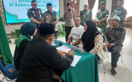 Kejari Batola Gandeng Tiga Lembaga Bantu 32 Pasangan Kantongi Buku Nikah