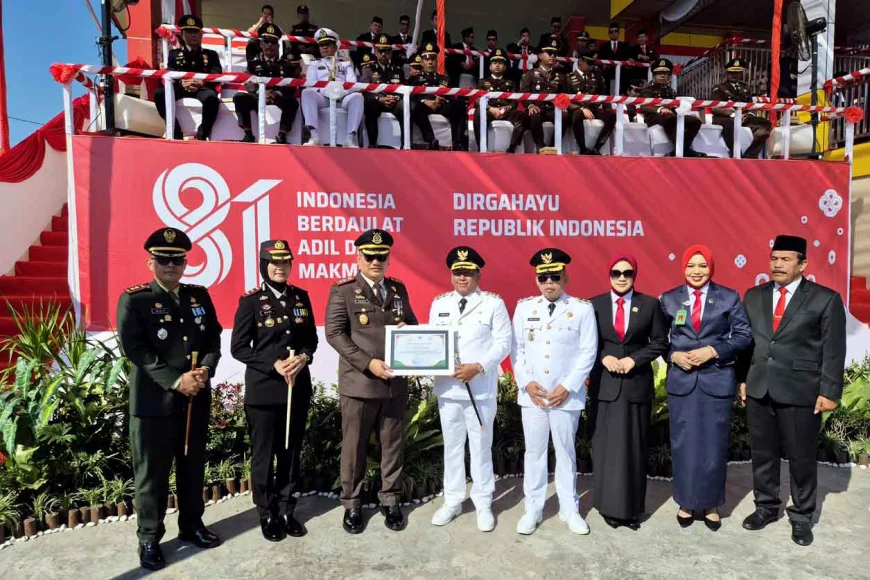 Raih Empat Penghargaan di HUT ke-81 RI, Bukti Kontribusi Kejari Batola Untuk Pembangunan Daerah