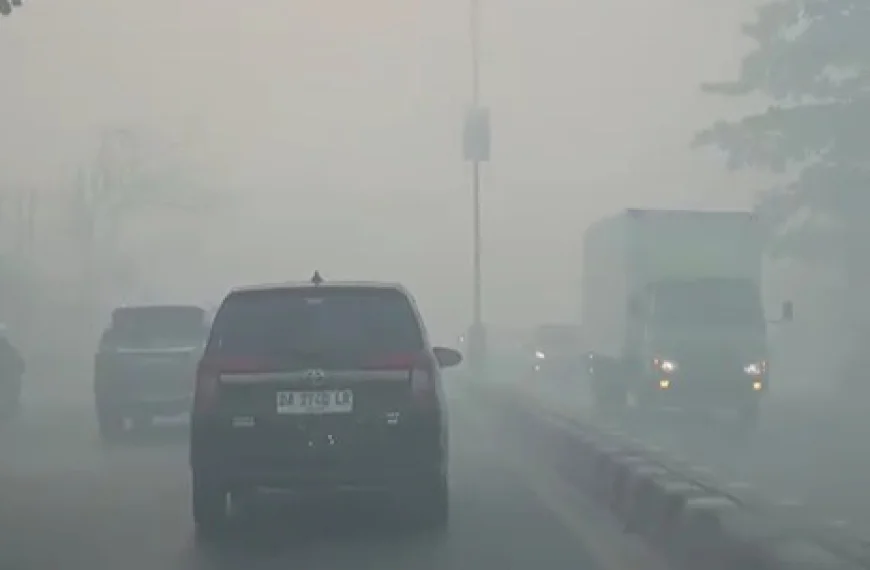 Asap Karhutla Ganggu Aktivitas Bandara Syamsudin Noor, 12 Penerbangan Terdampak