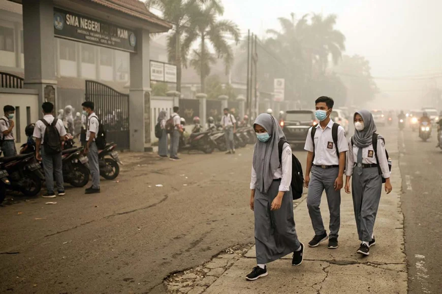 Antisipasi Dampak Kabut Asap, Sekolah di Kalsel Diperbolehkan PJJ