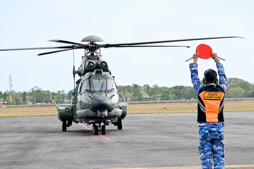 Operasi Udara Karhutla Kalsel Diperkuat, TNI AU Tambah 2 Helikopter