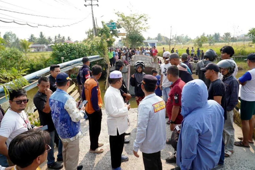 Jembatan Saka Harang Mantuil Ambruk, Pemkot Banjarmasin Segera Pasang Penyeberangan Darurat