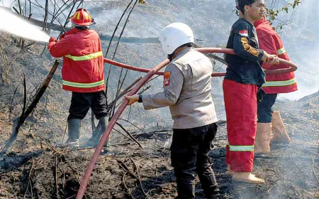 Rumah Lansia di Bago Tanggul HSS Terbakar, Diduga Akibat Rembetan Karhutla