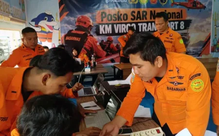 KM Virgo Transport 8 Tujuan Banjarmasin Terbalik di Laut Jawa, 103 Orang Berhasil Dievakuasi