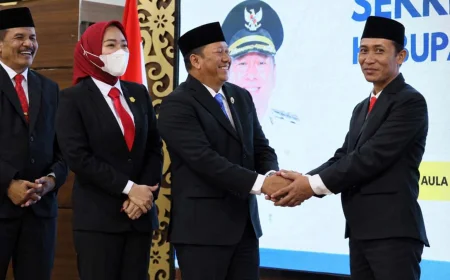 Jabat Sekdakab Batola, Selamat Riyanto Dapat Pesan Penting dari Ketua DPRD