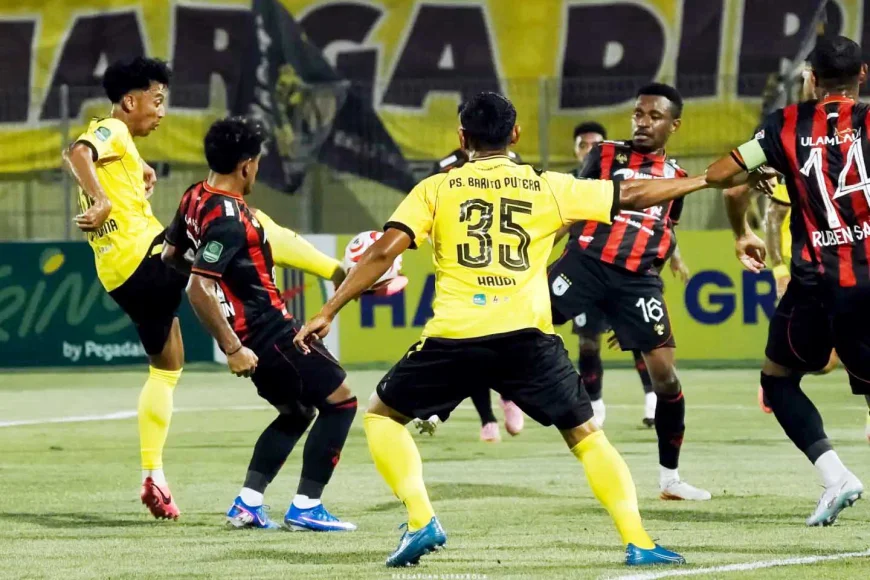 Korneles Howay Cetak Brace, Barito Putera Bungkam Persipura Jayapura 3-2