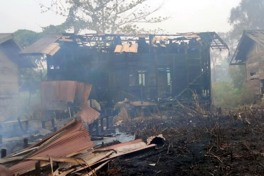 Karhutla di Marabahan Batola Bakar 3 Rumah, Kerugian Rp140 Juta