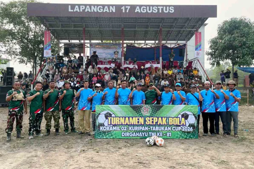 Semarak HUT TNI di Batola, Puluhan Klub Ikuti Koramil 1005-02/Kuripan Cup