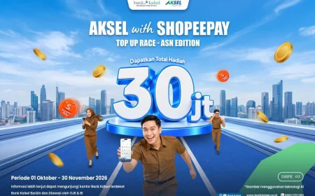 Bank Kalsel Tantang Nasabah ASN Top Up ShopeePay, Ditunggu Total Hadiah Rp30 Juta