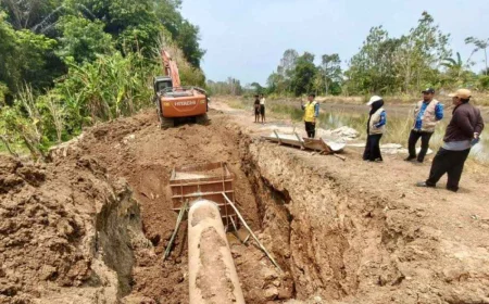 BPAM Banjarbakula Menuntaskan Perbaikan Pipa Sungai Landas, Distribusi Air Dipulihkan Bertahap