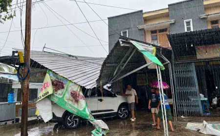 Setelah Dikepung Asap, Sejumlah Wilayah Kalsel Akhirnya Diguyur Hujan