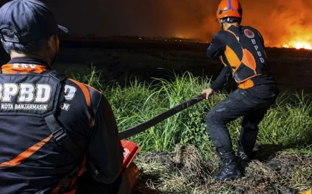Banjarmasin Terima Banpres Karhutla, Relawan Hingga Layanan Kesehatan Menjadi Prioritas