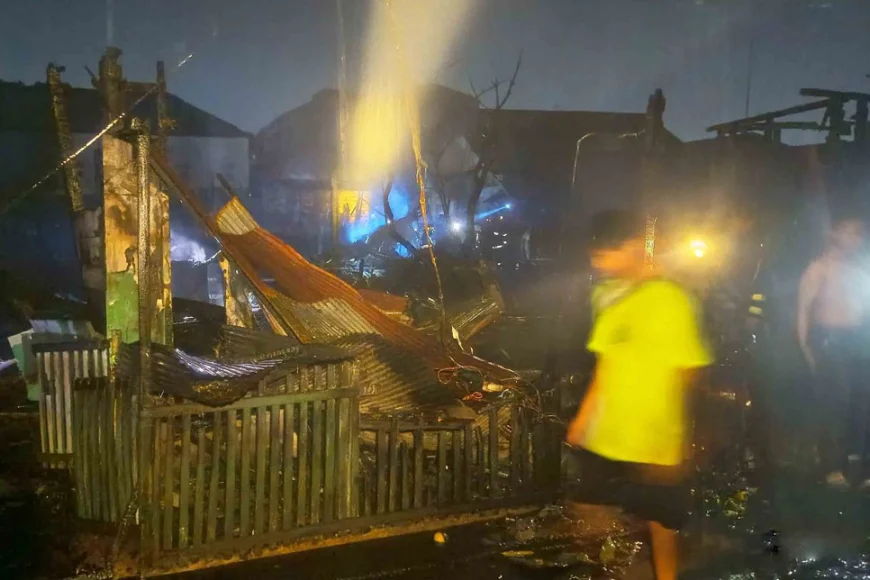 Kebakaran Dini Hari di Banjarmasin Barat, 48 Jiwa di Gang Swadaya dan Setia Bersama Terdampak