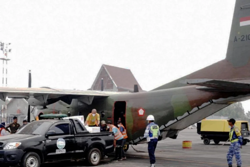 TNI AU Tebar 2,6 Ton Dry Ice di Kalsel dan Kalteng, Upaya Baru Modifikasi Cuaca